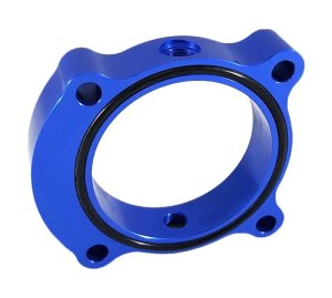 Hyundai Genesis Coupe Throttle Body Spacer - Torque Solution - Blue - `13-`27